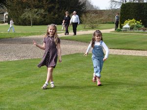 On the lawn