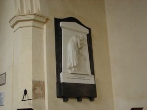 Inside the church