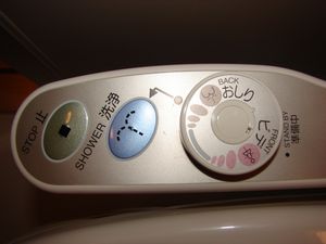 Many of the toilets in Japan are electric. Check out the settings!