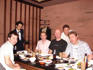 Dinner with some customers  (Shinjuku, Tokyo)