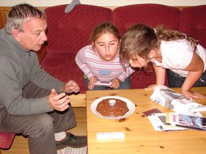 Reg's birthday cake