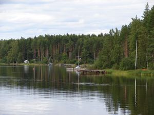 At the lake